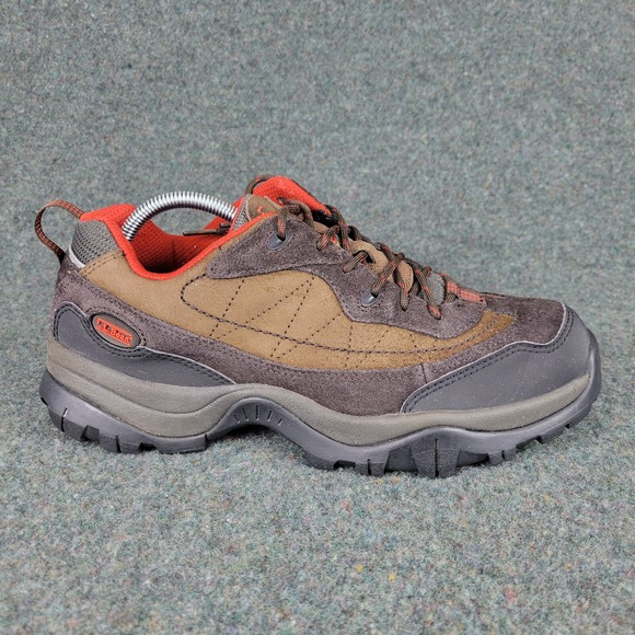 L.L.‎ Bean Waterproof Hiking Boots Mens US 10 M Brown Suede Low Top - Picture 1 of 10